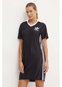 adidas Originals sukienka kolor czarny mini prosta IX5510 ze sklepu PRM w kategorii Sukienki - zdjęcie 174047452