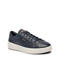 BOSS BLACK Skórzane sneakersy BELWAR ze sklepu Gomez Fashion Store w kategorii Buty sportowe męskie - zdjęcie 174047674