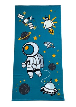Le Comptoir de la Plage Ręcznik plażowy &quot;Galactic&quot; w kolorze niebieskim - 140 x 70 cm ze sklepu Limango Polska w kategorii Ręczniki - zdjęcie 174048274