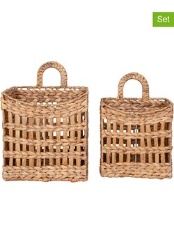 House Nordic Kosze (2 szt.) "Cala" w kolorze jasnobrązowym ze sklepu Limango Polska w kategorii Pojemniki kuchenne - zdjęcie 174048520