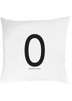 Design Letters Poszewka w kolorze białym na poduszkę - 80 x 80 cm ze sklepu Limango Polska w kategorii Poszewki na poduszki - zdjęcie 174048634