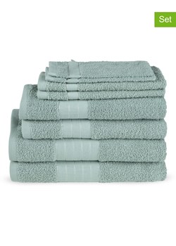 Good Morning 8-częściowy zestaw ręczników w kolorze miętowym ze sklepu Limango Polska w kategorii Ręczniki - zdjęcie 174048674