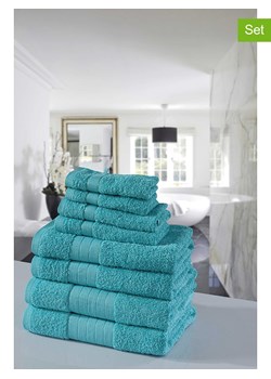 Hip 8-częściowy zestaw ręczników w kolorze turkusowym ze sklepu Limango Polska w kategorii Ręczniki - zdjęcie 174048841
