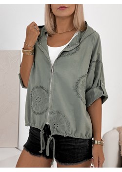 bluza shiro khaki one size ze sklepu UBRA w kategorii Bluzy damskie - zdjęcie 174051803