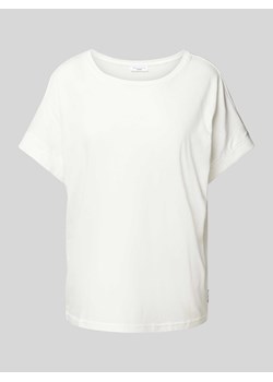 T-shirt z detalem z logo ze sklepu Peek&Cloppenburg  w kategorii Bluzki damskie - zdjęcie 174052691