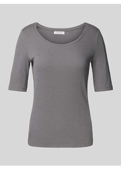 T-shirt z efektem prążkowania ze sklepu Peek&Cloppenburg  w kategorii Bluzki damskie - zdjęcie 174052720