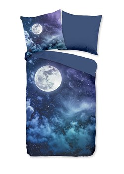 Pure Komplet pościeli &quot;Universe&quot; w kolorze granatowym z mikrofibry ze sklepu Limango Polska w kategorii Pościele - zdjęcie 174053701