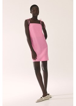 H & M - Sukienka na wiązanych ramiączkach - Różowy ze sklepu H&M w kategorii Sukienki - zdjęcie 174055654