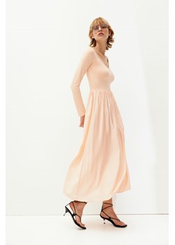 H & M - Sukienka z odkrytymi ramionami - Pomarańczowy ze sklepu H&M w kategorii Sukienki - zdjęcie 174056794