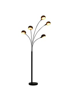 Czarno-złota lampa zodiac podłogowa regulowana - 3X EX184 P5-E74 ze sklepu Edinos.pl w kategorii Lampy podłogowe - zdjęcie 174057260