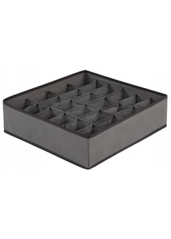 Szary organizer z 24 przegródkami do szuflady H6-N63 ze sklepu Edinos.pl w kategorii Organizery - zdjęcie 174057520