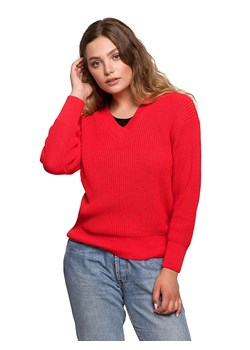 Be Wear Sweter w kolorze czerwonym ze sklepu Limango Polska w kategorii Swetry damskie - zdjęcie 174058084