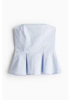 H & M - Top bandeau z baskinką - Niebieski ze sklepu H&M w kategorii Bluzki damskie - zdjęcie 174058651