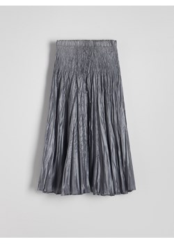 Reserved - Spódnica midi - szary ze sklepu Reserved w kategorii Spódnice - zdjęcie 174060070
