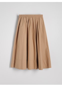 Reserved - Spódnica midi - beżowy ze sklepu Reserved w kategorii Spódnice - zdjęcie 174060072