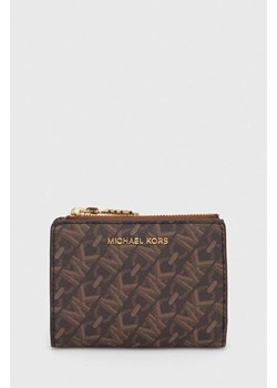 MICHAEL Michael Kors portfel damski kolor brązowy 32S4G8ED7V ze sklepu ANSWEAR.com w kategorii Portfele damskie - zdjęcie 174061244