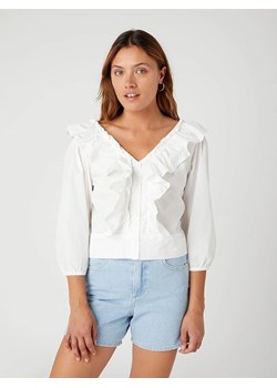 Wrangler Bluzka w kolorze białym ze sklepu Limango Polska w kategorii Koszule damskie - zdjęcie 174065503