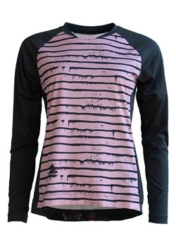 Zimtstern Koszulka kolarska &quot;Tech Zonez&quot; w kolorze czarno-jasnoróżowym ze sklepu Limango Polska w kategorii Bluzki damskie - zdjęcie 174069063