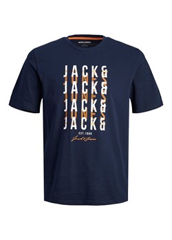 Jack &amp; Jones Koszulka &quot;Delvin&quot; w kolorze granatowym ze sklepu Limango Polska w kategorii T-shirty męskie - zdjęcie 174069181