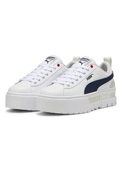 Puma Skórzane sneakersy &quot;Mayze&quot; w kolorze biało-czarnym ze sklepu Limango Polska w kategorii Trampki damskie - zdjęcie 174069274