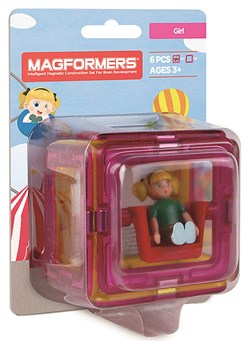 MAGFORMERS 6-częściowy zestaw akcesoriów &quot;Girl&quot; - 3+ ze sklepu Limango Polska w kategorii Zabawki - zdjęcie 174071974