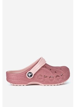 Klapki basenowe Crocs BAYA GLITTER CLOG KIDS 207015-6SR ze sklepu ccc.eu w kategorii Klapki dziecięce - zdjęcie 174072271