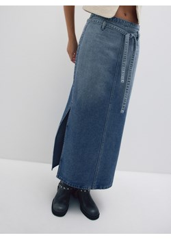 Reserved - Jeansowa spódnica maxi z rozcięciami - niebieski ze sklepu Reserved w kategorii Spódnice - zdjęcie 174072371