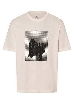 Armani Exchange Koszulka męska Mężczyźni Bawełna écru nadruk ze sklepu vangraaf w kategorii T-shirty męskie - zdjęcie 174072471