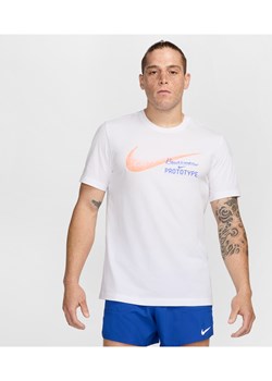 Męski T-shirt do biegania Dri-FIT Nike - Biel ze sklepu Nike poland w kategorii T-shirty męskie - zdjęcie 174073381