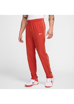 Męskie spodnie do tenisa Dri-FIT NikeCourt Advantage - Czerwony ze sklepu Nike poland w kategorii Spodnie męskie - zdjęcie 174073391