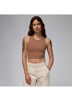 Damska koszulka bez rękawów Jordan - Brązowy ze sklepu Nike poland w kategorii Bluzki damskie - zdjęcie 174073393