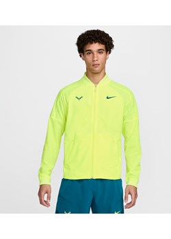 Męska kurtka do tenisa Nike Dri-FIT Rafa - Żółty ze sklepu Nike poland w kategorii Bluzy męskie - zdjęcie 174073444