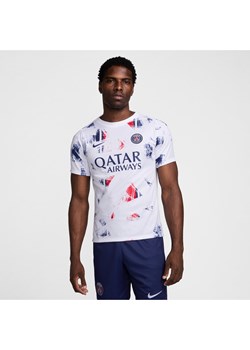 Męska przedmeczowa koszulka piłkarska z krótkim rękawem Nike Dri-FIT Paris Saint-Germain Academy Pro (wersja wyjazdowa) - Biel ze sklepu Nike poland w kategorii T-shirty męskie - zdjęcie 174073452