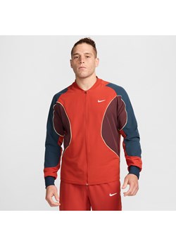 Męska kurtka do tenisa Dri-FIT NikeCourt Advantage - Czerwony ze sklepu Nike poland w kategorii Bluzy męskie - zdjęcie 174073513