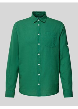 Koszula casualowa o kroju slim fit z kołnierzykiem typu kent ze sklepu Peek&Cloppenburg  w kategorii Koszule męskie - zdjęcie 174073713