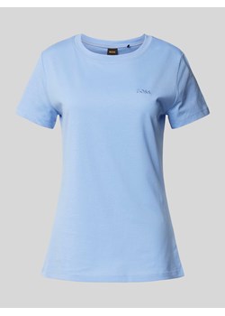 T-shirt z wyhaftowanym logo model ‘Esogo’ ze sklepu Peek&Cloppenburg  w kategorii Bluzki damskie - zdjęcie 174073724