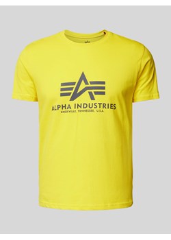 T-shirt z nadrukiem z logo ze sklepu Peek&Cloppenburg  w kategorii T-shirty męskie - zdjęcie 174073781