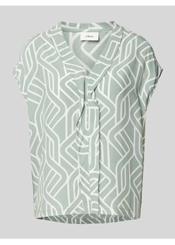 Bluzka z dekoltem w serek ze sklepu Peek&Cloppenburg  w kategorii Bluzki damskie - zdjęcie 174073850
