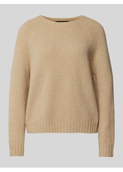 Sweter z dzianiny z okrągłym dekoltem model ‘GHIACCI’ ze sklepu Peek&Cloppenburg  w kategorii Swetry damskie - zdjęcie 174074182