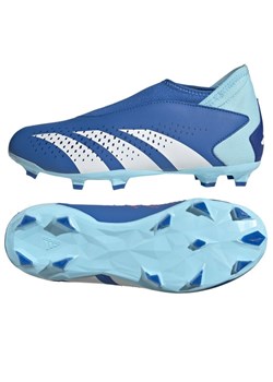 Buty adidas Predator Accuracy.3 Ll Fg Jr IF2266 niebieskie ze sklepu ButyModne.pl w kategorii Buty sportowe dziecięce - zdjęcie 174074872