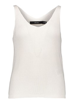 Vero Moda Top dzianinowy w kolorze białym ze sklepu Limango Polska w kategorii Bluzki damskie - zdjęcie 174075202