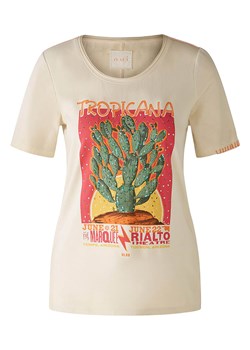 Oui Koszulka w kolorze beżowym ze sklepu Limango Polska w kategorii Bluzki damskie - zdjęcie 174075212
