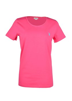 U.S. Polo Assn. Koszulka w kolorze różowym ze sklepu Limango Polska w kategorii Bluzki damskie - zdjęcie 174075364