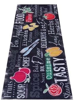 Hanse Home Chodnik kuchenny "Delicious Kitchen Board" w kolorze czarnym ze wzorem ze sklepu Limango Polska w kategorii Dywany - zdjęcie 174076780