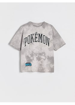 Reserved - T-shirt oversize Pokémon - ciemnoszary ze sklepu Reserved w kategorii T-shirty chłopięce - zdjęcie 174077680