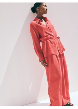 Reserved - Spodnie palazzo z modalem - czerwony ze sklepu Reserved w kategorii Spodnie damskie - zdjęcie 174080093
