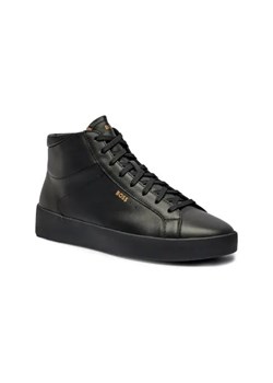 BOSS BLACK Skórzane sneakersy Belwar ze sklepu Gomez Fashion Store w kategorii Buty sportowe męskie - zdjęcie 174080533