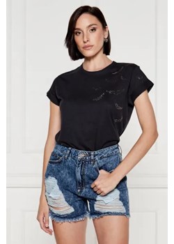 Zadig&Voltaire T-shirt ANYA | Regular Fit | z dodatkiem lnu ze sklepu Gomez Fashion Store w kategorii Bluzki damskie - zdjęcie 174080653