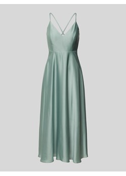 Sukienka koktajlowa o długości do kolan z dekoltem w serek ze sklepu Peek&Cloppenburg  w kategorii Sukienki - zdjęcie 174081963