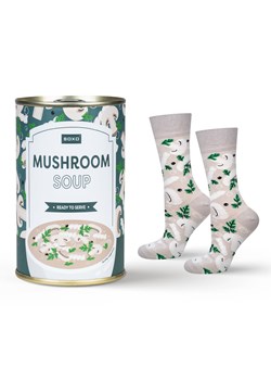 Skarpetki Męskie | Damskie SOXO mushroom soup w puszce ze sklepu Sklep SOXO w kategorii Skarpetki męskie - zdjęcie 174081980